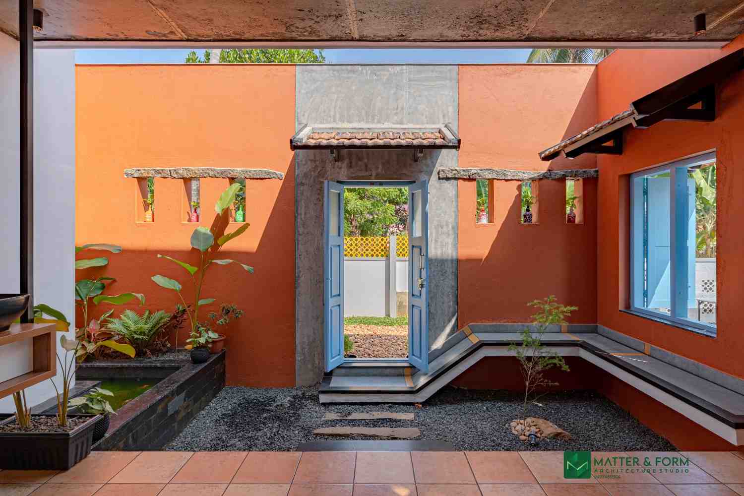 Poetic & Design-Focused Courtyard