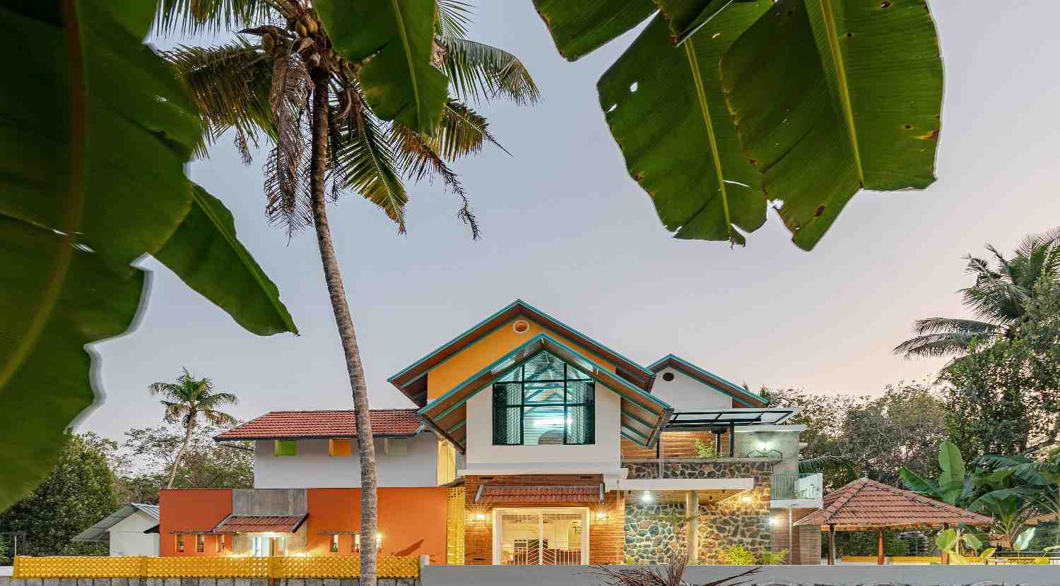 contemporary tropical house