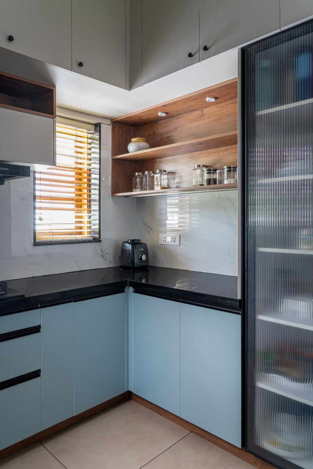 Modern Pastel  Contemporary Kitchen